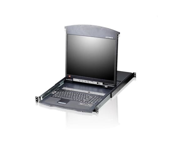 Aten KL1508AN, 1920 x 1200 pixlar, Nätverksansluten (Ethernet), WUXGA, Rackmontering, 21,2 W, 1U