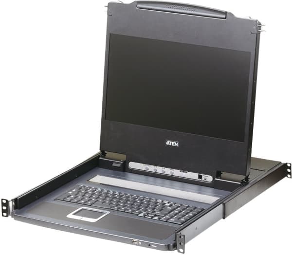 ATEN CL6700MW - KVM-konsoll - USB - kan monteres i rack - 1280 x 1024 Full HD (1080p) - 1U
