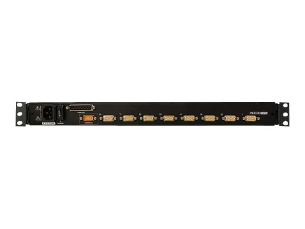 ATEN Slideaway CL5708N - KVM-konsol med omkopplare för tangentbord/video/mus - 8 portar - PS/2, USB - 19" - kan monteras i rack - 1280 x 1024 @ 75 Hz