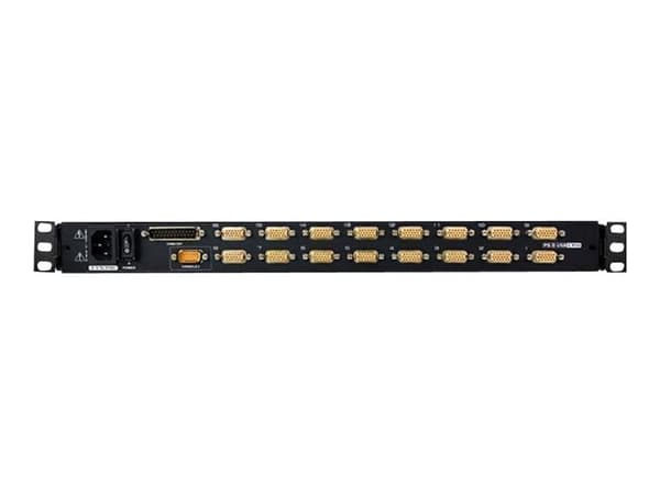 ATEN Slideaway CL5716N - KVM-konsoll med KVM-svitsj - 16 porter - PS/2, USB - 19" - kan monteres i rack - 1280 x 1024 @ 75 Hz - 1U