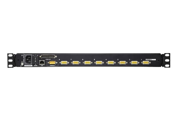 Aten CL5708IM, 1280 x 1024 pikseliä, Ethernet LAN, SXGA, Telineasennus, 27,7 W, 1U