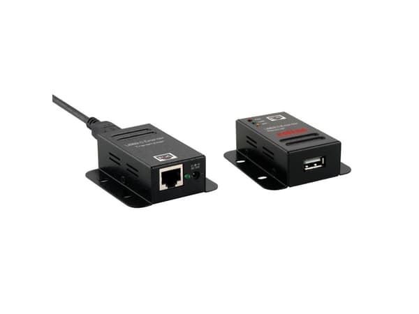 ROLINE 12.04.1102, AV-sender og -mottaker, 50 m, Koblet med ledninger (ikke trådløs), Sort