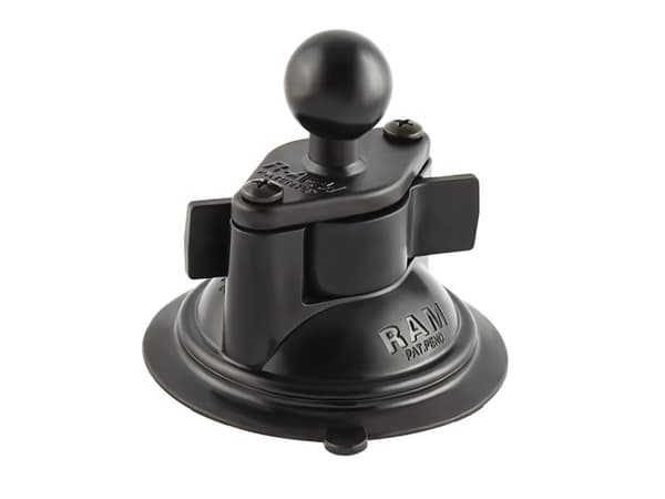 RAM 3.3"DIA.SUCT CUP W 1" BALL wist-Lock Suction Cup Base