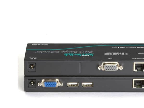 Black Box ServSwitch KVM Short-Range Extender Kit - Förlängare för tangentbord/video/mus - upp till 22.8 m
