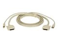 Miniatyrbild 2 av 3: Black Box DT Series KVM CPU Cable - DVI-I, USB, 6-ft.; - USB/DVI-kabel - USB typ B, DVI-I (hane) till USB, DVI-I (hane) - 1.8 m - för ServSwitch 4sit