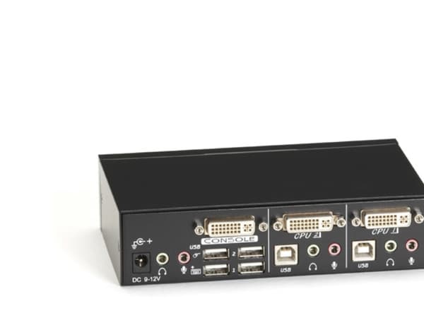 Black Box ServSwitch, 1920 x 1200 pixlar, Svart
