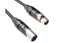 MicroConnect - Lydforlengelseskabel - XLR3 hunn til XLR3 hann - 9 m - svart