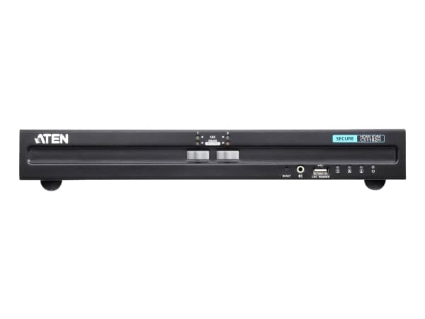 ATEN CS1182H, 3840 x 2160 pikseliä, 4K Ultra HD, Telineasennus, 2,4 W, 1U, Musta