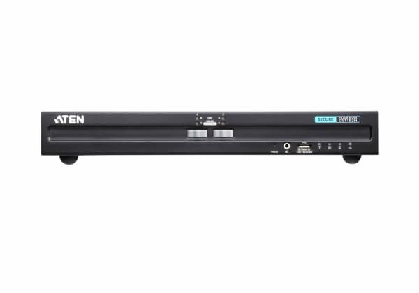 ATEN CS1182H, 3840 x 2160 pikseliä, 4K Ultra HD, Telineasennus, 2,4 W, 1U, Musta