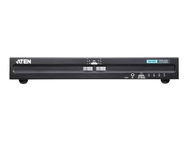 ATEN CS1182H, 3840 x 2160 pikseliä, 4K Ultra HD, Telineasennus, 2,4 W, 1U, Musta musta
