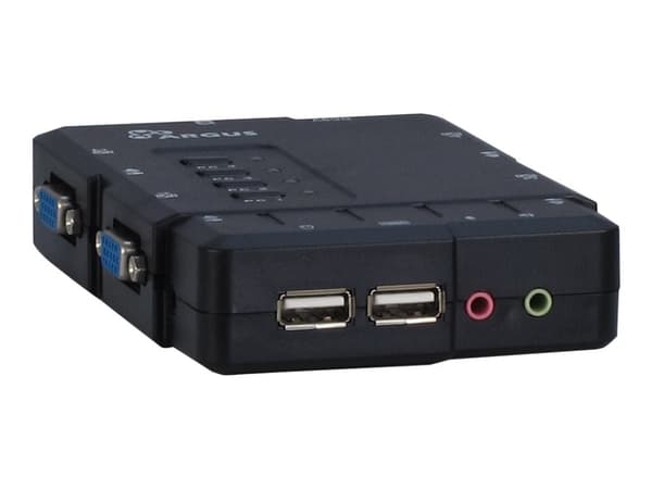 Argus KVM CS-41UA - KVM / lydsvitsj - 4 x KVM/lyd - 1 lokalbruker - stasjonær