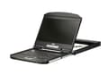 Miniatyrbild 4 av 5: ATEN 1U Ultra Short Depth Single Rail WideScreen LCD Console (USB / HDMI), 47 cm (18.5"), 1920 x 1080 pixlar, TFT-LCD, 350 cd/m², 1000:1, 178°