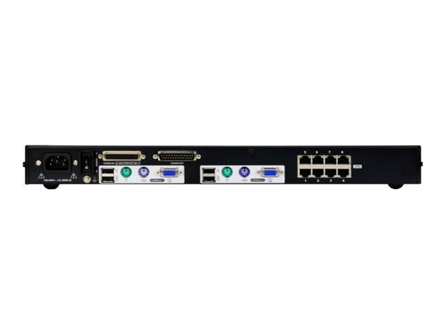 ATEN 2-konsols 8-portars multigränssnitt (DisplayPort, HDMI. DVI, VGA) Cat 5 KVM-switch