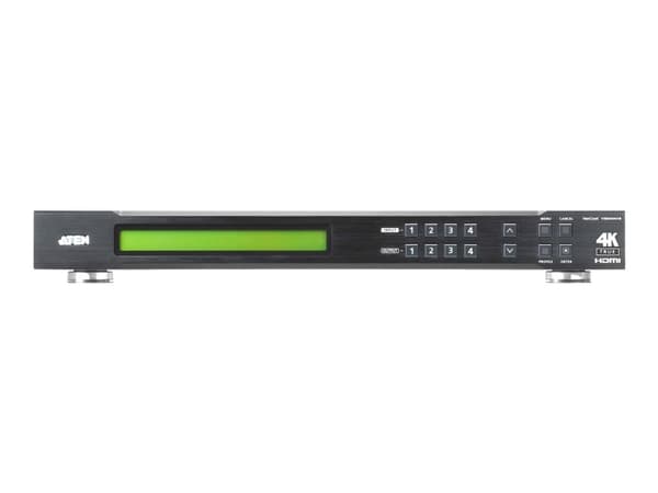 ATEN VanCryst VM0404HB 4 x 4 True 4K HDMI Matrix Switch - Video/audio switch - stasjonær, rackmonterbar
