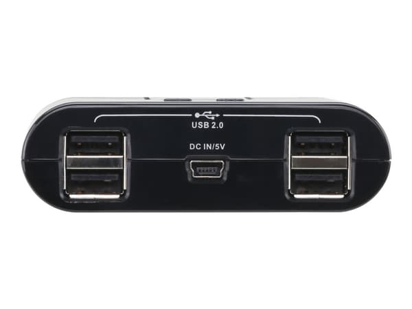 ATEN US424 4-Port USB Peripheral Sharing Device - USB-växel - skrivbordsmodell