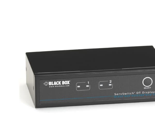 Black Box ServSwitch DT DisplayPort - KVM / lyd / USB-svitsj - 2 x KVM/lyd/USB - 1 lokalbruker - stasjonær