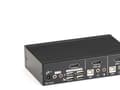 Miniatyrbilde 4 av 5: Black Box ServSwitch DT DisplayPort - KVM / lyd / USB-svitsj - 2 x KVM/lyd/USB - 1 lokalbruker - stasjonær