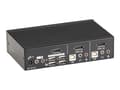 Miniatyrbilde 2 av 5: Black Box ServSwitch DT DisplayPort - KVM / lyd / USB-svitsj - 2 x KVM/lyd/USB - 1 lokalbruker - stasjonær