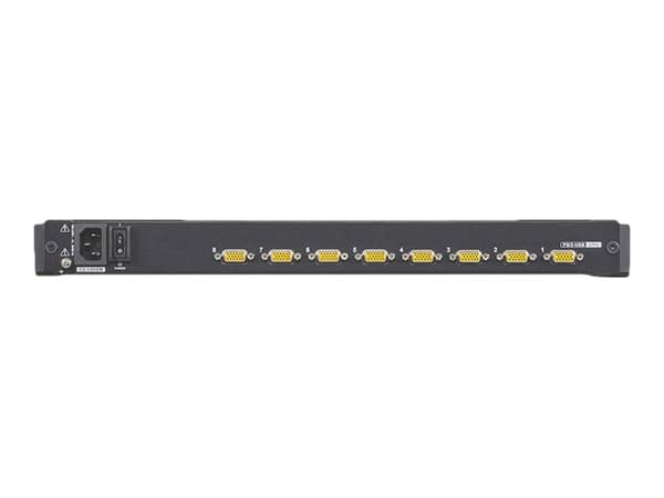 ATEN CL1308N - KVM-konsoll med KVM-svitsj - 8 porter - PS/2, USB - 19" - kan monteres i rack - 1280 x 1024 @ 75 Hz - 250 cd/m² - 1000:1 - 5 ms - 1U