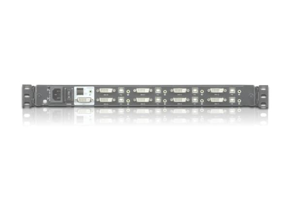ATEN CL6708MW - KVM-konsoll med KVM-svitsj - 8 porter - USB - 43,9 cm (17,3") - rackmonterbar - 1920 x 1080 - DVI-I - 1U (CL6708MW D)