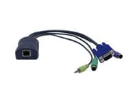 Adder CATx - Tastatur / video / musekabel (KVM) - USB, HD-15 (VGA), minijakk til RJ-45 (hunn) - for AdderView CATx AVX4016; AdderView CATx IP AVX4016