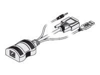Adder CATx - Tastatur / video / musekabel (KVM) - USB, HD-15 (VGA), minijakk til RJ-45 (hunn) - for AdderView CATx AVX4016; AdderView CATx IP AVX4016