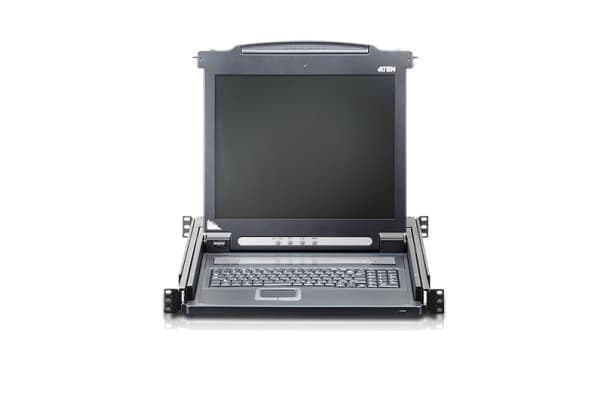 ATEN CL1000N KVM-Konsole, 48,30cm (19") LCD, VGA, PS/2-USB, Tastaturlayout CH (CL1000N CH)