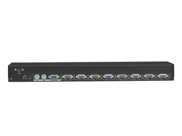 Black Box ServSwitch EC, 1920 x 1440 pikseliä, Telineasennus, 1U, Musta