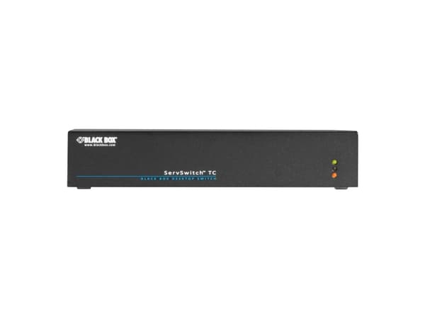 Black Box TC Series KM Desktop Switch, 4-Port, (2) HID - Omkopplare för tangentbord/mus - 4 x USB - skrivbordsmodell