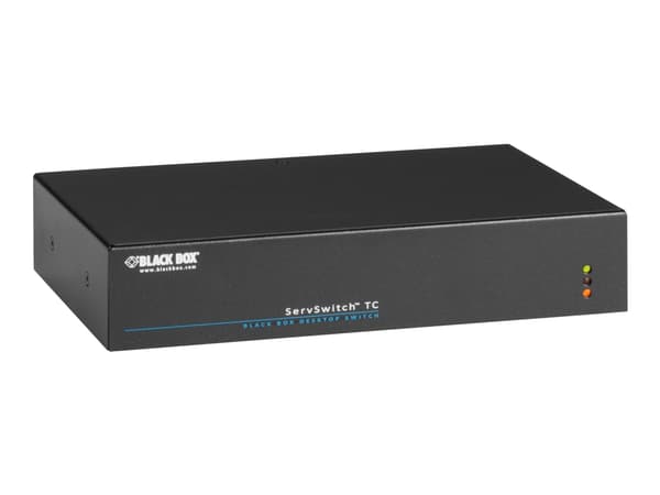 Black Box TC Series KM Desktop Switch, 4-Port, (2) HID - Omkopplare för tangentbord/mus - 4 x USB - skrivbordsmodell