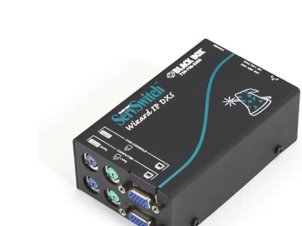 Black Box ServSwitch Wizard IP DXS KVM Extension - Förlängare för tangentbord/video/mus - 100Mb LAN - PS/2, USB
