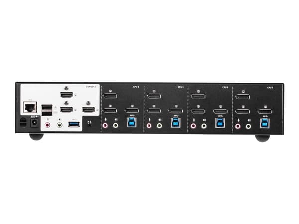 ATEN CS1964 - Omkopplare för tangentbord/video/mus/ljud/USB - 4 x KVM/ljud - 1 lokal användare - skrivbordsmodell