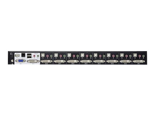 ATEN USB DVI Dual Link/Audio KVM-switch med 8 portar