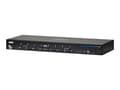 Miniatyrbild 1 av 5: ATEN USB DVI Dual Link/Audio KVM-switch med 8 portar