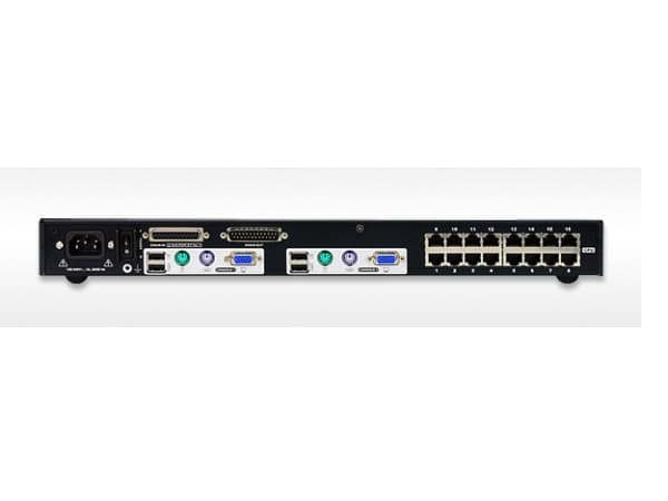 ATEN KH2516A-AX-G KVM-kytkin Musta