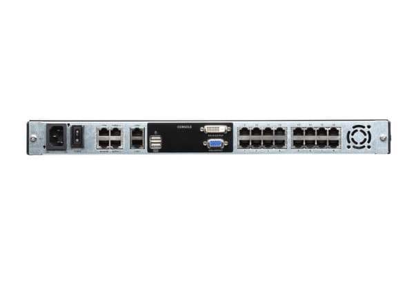 Aten KL1116VN, 1920 x 1200 piksler, Ethernet/bredbåndsforbindelse, Rack-montering, 1U, Sort