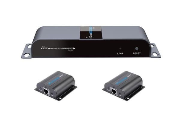 Techly IDATA EX-HL21TY, 1920 x 1080 piksler, AV-sender og -mottaker, 40 m, Sort, HDCP