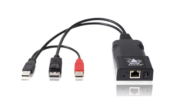 ADDER Infinity 101T, Transmitter, Kabel, Cat5e, 2560 x 1600 pixlar, Svart, Gjuten aluminium