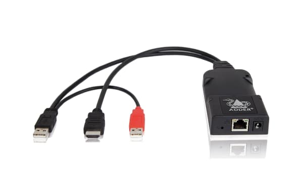 ADDER Infinity 101T, Sender, Koblet med ledninger (ikke trådløs), Cat5e, 2560 x 1600 piksler, Sort, Aluminium