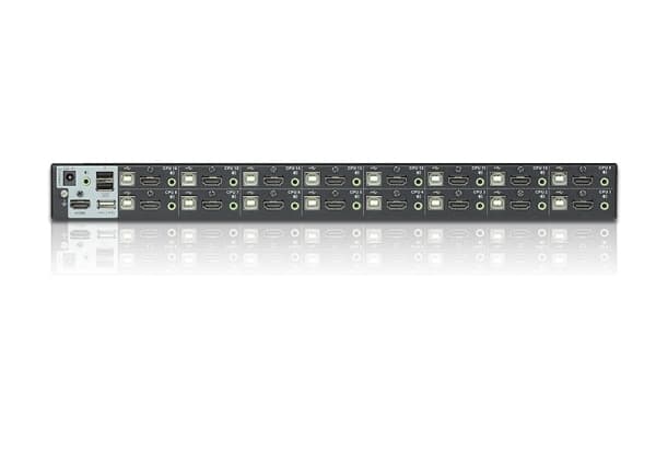 ATEN CS17916 - Omkopplare för tangentbord/video/mus/ljud/USB - 16 x KVM/ljud/USB - 1 lokal användare - skrivbordsmodell, rackmonterbar
