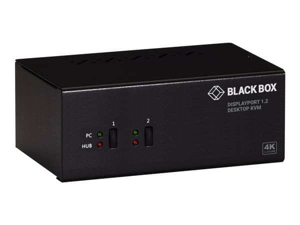 Black Box - KVM / lyd / USB-svitsj - 2 x KVM/lyd/USB - 1 lokalbruker - stasjonær - TAA-samsvar - med 2-års Double Diamond Warranty