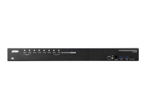 ATEN CS19208 - KVM / lyd / USB-svitsj - 8 x KVM/lyd/USB - 1 lokalbruker - stasjonær, rackmonterbar