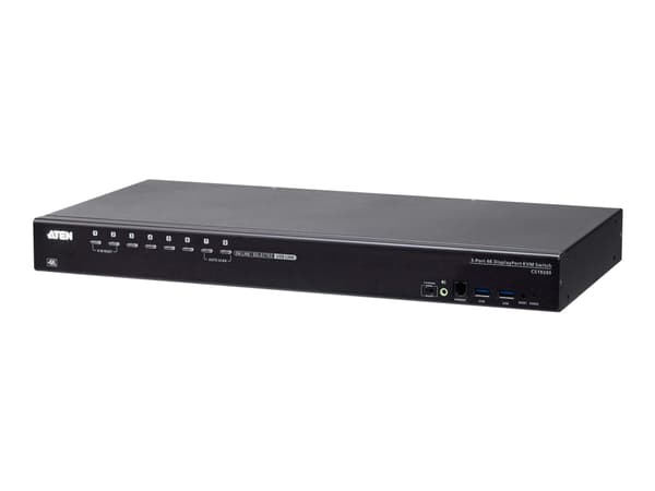 ATEN CS19208 - KVM / lyd / USB-svitsj - 8 x KVM/lyd/USB - 1 lokalbruker - stasjonær, rackmonterbar