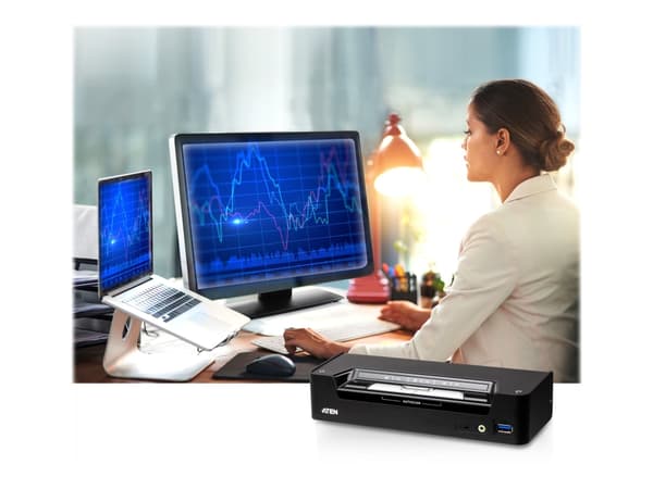 !3-Port USB-C DP Hybrid KVMP Switch CS1953-AT
