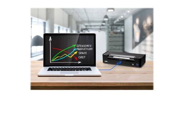 !3-Port USB-C DP Hybrid KVMP Switch CS1953-AT