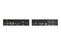 Miniatyrbild 3 av 5: Black Box KVX Series KVM Extender over Fiber - 4K, Dual-Head, HDMI/DisplayPort, USB 2.0, Serial, Audio, Local Video - Förlängare för tangentbord/vide