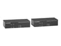 Miniatyrbild 1 av 5: Black Box KVX Series KVM Extender over Fiber - 4K, Dual-Head, HDMI/DisplayPort, USB 2.0, Serial, Audio, Local Video - Förlängare för tangentbord/vide
