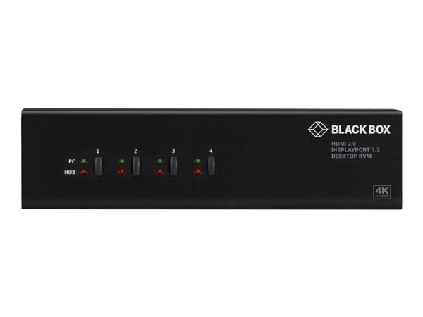 Black Box KV6224DPH, 3840 x 2160 pikseliä, 4K Ultra HD, lajittelu