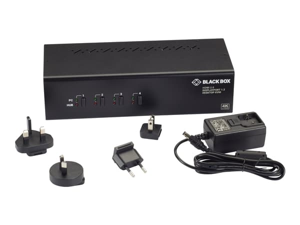 Black Box KV6224DPH, 3840 x 2160 pikseliä, 4K Ultra HD, lajittelu