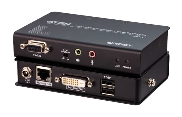 ATEN CE 611 - Förlängare för tangentbord/video/mus/seriell/USB - HDBaseT - USB - upp till 100 m